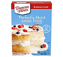Duncan Hines Signature Perfectly Moist Angel Food Cake Mix - 16 Oz
