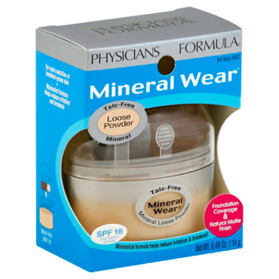 Physicians Formula Mineral Wear Powder Loose Buff Beige Each Safeway 5613