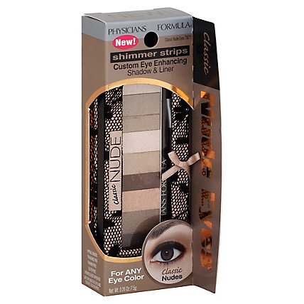 Physicians Formula Shimmer Strips Shadow Cls Nude Eyes - 0.26 Oz - Image 1