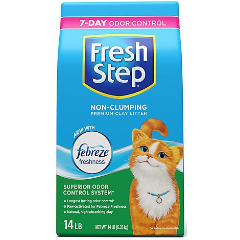 Fresh Step Clay Litter Premium Non Clumping - 14 Lb