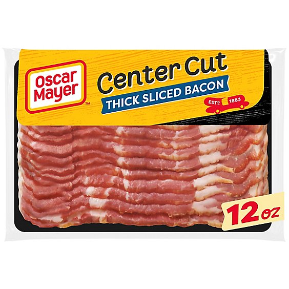 Oscar Mayer Center Cut Thick Sliced Bacon Slices - 12 Oz