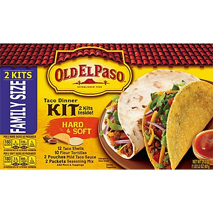 Old El Paso Hard N Soft Taco Dinner Kit - 21.2 Oz - Image 2