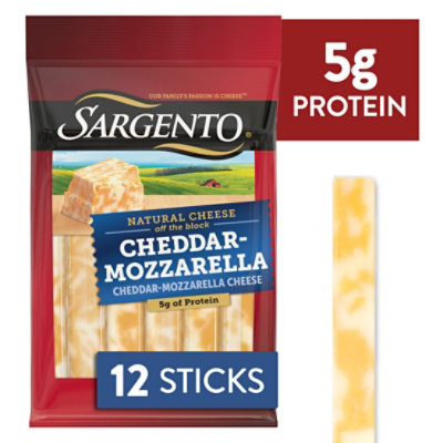 Sargento Cheddar Mozzarella Cheese Sticks - 9 Oz - Image 1