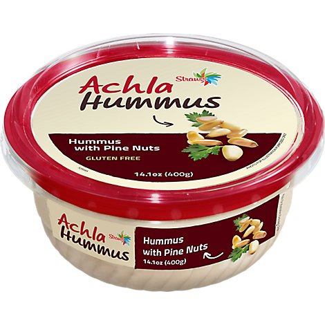 Strauss Hummus W Nuts - 14.1 Oz