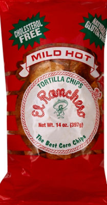 El Ranchero Tortilla Chips Mild Hot 14 Oz - 14 Oz - Image 2