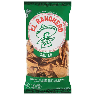 El Ranchero Salted Authentic Mexican Tortilla Chips - 14 Oz - Image 2