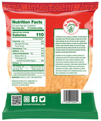 El Ranchero Regular Authentic Tostadas - 4 Oz - Image 3