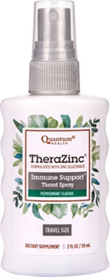 Quntm Threa Znc Srpy Thrt Sore Pprmnt - 2 Oz - Image 2