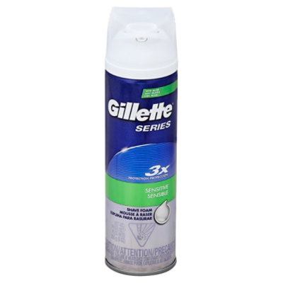 Gillette Series Cool Wave Sensitive Shaving Cream 9 Oz Safeway