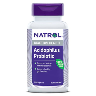 Natrol Acidophilus 100mg Probtc Cpsl - 100 Count - Image 2