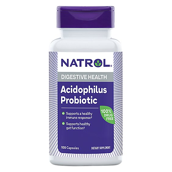 Natrol Acidophilus 100mg Probtc Cpsl - 100 Count