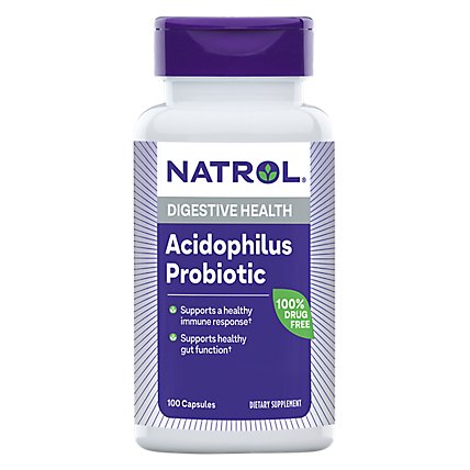 Natrol Acidophilus 100mg Probtc Cpsl - 100 Count - Image 1