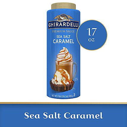 Ghirardelli Premium Sea Salt Caramel Sauce - 17 Oz - Image 1
