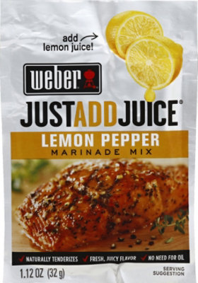 Weber Justaddjuice Lemon Pepper Marinade - 1.12 Oz - Image 2