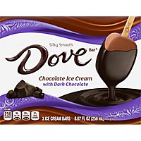 Dove Chocolate Ice Cream Bars With Dark Chocolate - 3-8.67 Fl. Oz. - Image 1