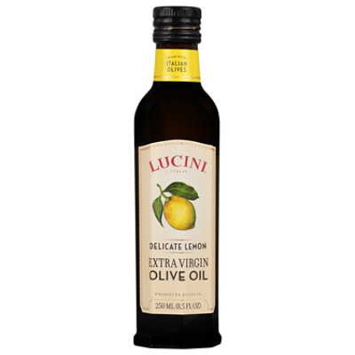 Lucini Olive Oil Extra Virigin Delicate Lemon Bottle - 8.5 Fl. Oz. - Image 3