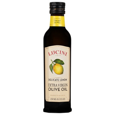 Lucini Olive Oil Extra Virigin Delicate Lemon Bottle - 8.5 Fl. Oz.