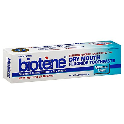 Biotene Toothpaste Gentle Mint Dry Mouth - 4.3 Oz - Image 1