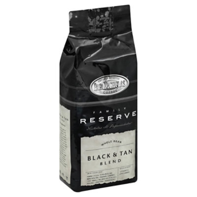 Papanicholas Family Reserve Black And Tan Blend Whole Bean Coffee 12 Oz Safeway