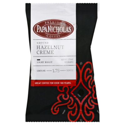 Papanicholas Hazelnut Creme Ground Coffee - 1.75 Oz - Image 1