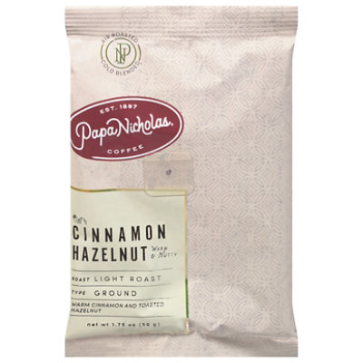 Papanicholas Cinnamon Hazelnut Ground Coffee - 1.75 Oz - Image 3