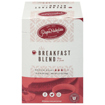 Papanicholas Single Serve Breakfast Blend Coffee - 12 Count - Image 3