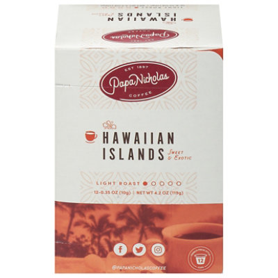 Papanicholas Single Serve Hawaiian Style Coffee - 12 Count - Image 3