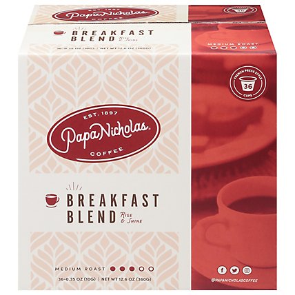 Papanicholas Single Serve Breakfast Blend Coffee - 36 Count - Image 3