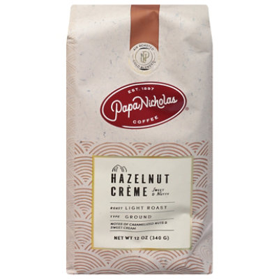 Papanicholas Hazelnut Creme Ground Coffee - 12 Oz - Image 3