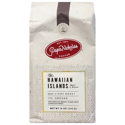 Papanicholas Hawaiian Islands Blend Ground Coffee - 12 Oz - Image 3