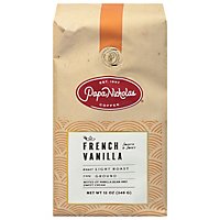 Papanicholas French Vanilla Ground Coffee - 12 Oz - Image 1