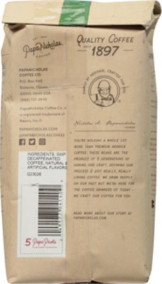 Papanicholas Decaffeinated Hazelnut Creme Ground Coffee - 12 Oz - Image 5