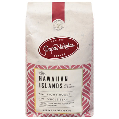 Papanicholas Hawaiian Islands Blend Whole Bean Coffee - 32 Oz - Image 3