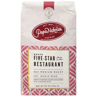 Papanicholas Five Star Restaurant Blend Whole Bean Coffee - 32 Oz - Image 3