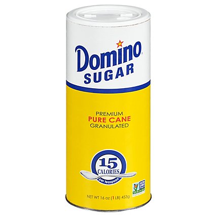 Domino Sugar Canister - 16 Oz - Image 1