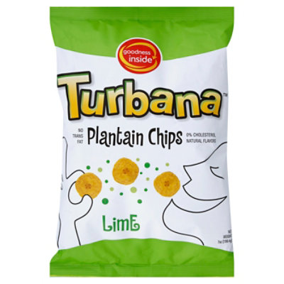 Goodness Inside Turbana Lime Plantain Chips - 7 Oz