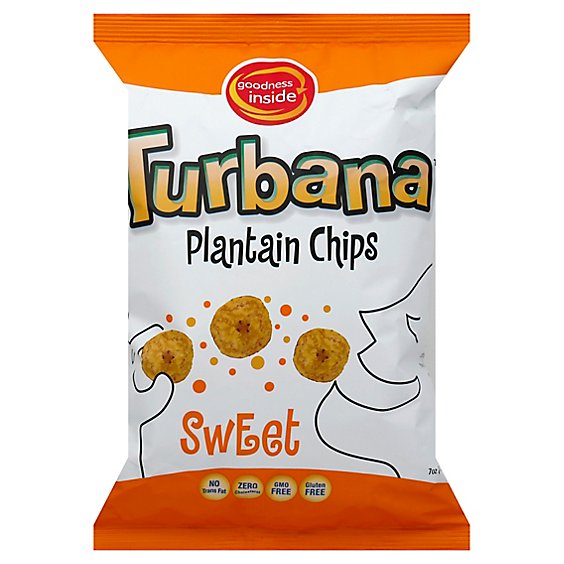 Turbana Chips Plantain Dried Sweet - 7 Oz