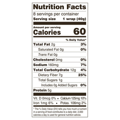 Tumaros Tortillas Low Carbs Multigrain - 8 Count - Image 3