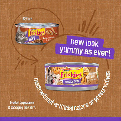 Friskies Cat Food Wet Meaty Bits Mixed Grill - 5.5 Oz - Image 4