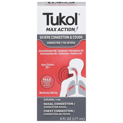 Tukol Max Action Severs Cough - 6 Oz - Image 1