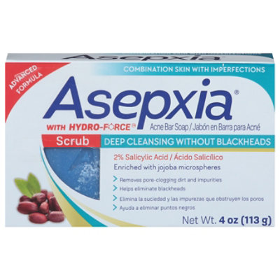 Asepxia Cleansing Bar Scrub - 4 Oz