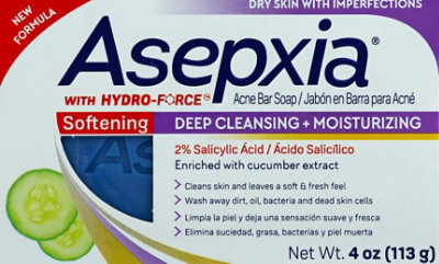 Asepxia Cleansing Bar Moisturizing - 4 Oz - Image 2