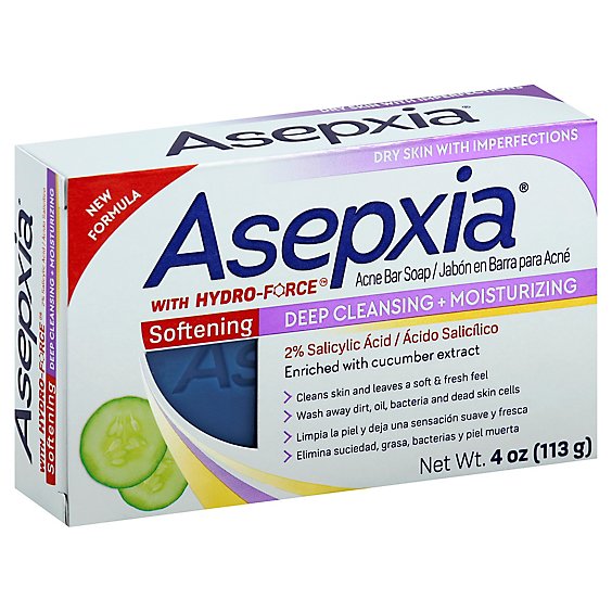 Asepxia Cleansing Bar Moisturizing - 4 Oz