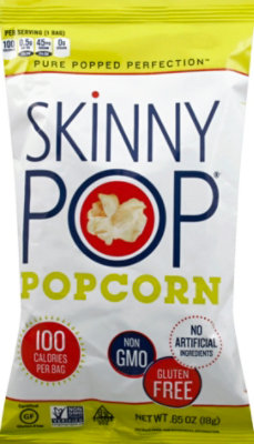 SkinnyPop Original Skinny Pack Individual Snack Size Bags - 30-0.65 Oz - Image 1