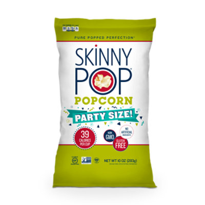 SkinnyPop Original Popcorn Party Size Bag - 10 Oz - Image 1