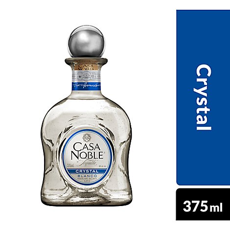 Casa Noble Tequila Crystal Bottle 80 Proof - 375 Ml