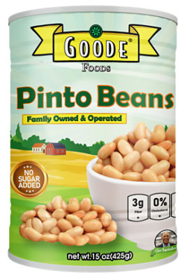 Goode Foods Pinto Beans - 15 Oz - Image 1