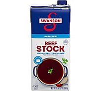 Swan Unsalted Beef Stock - 32 Oz