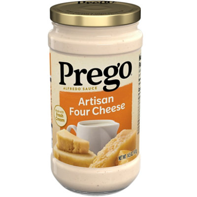 Prego Artisan Four Cheese Alfredo Pasta Sauce - 14.5 Oz - Image 1