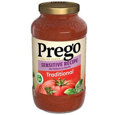 Prego Traditional Sensitive Recipe Low FODMAP Pasta Sauce - 23.75 Oz - Image 1